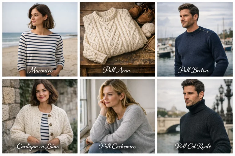 french styles knitwear types