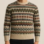 low moq factory of Fair Isle Pullover Sweater & Wool Fair Isle Knitwear