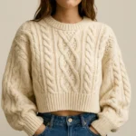 oem Oversized Cable Knit Sweater vendors exporter