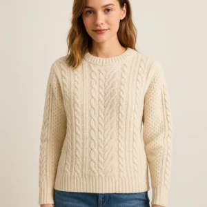 oem knitted pullover sweater women factory