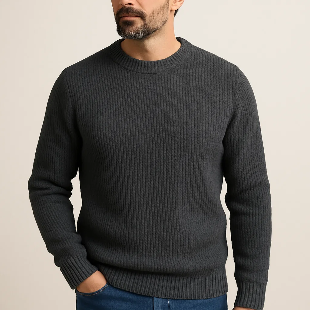 oem mens knit pullover sweater supplier