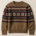 oem odm Fair Isle Pullover Sweater & Wool Fair Isle Knitwear supplier