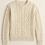 oem odm china cotton blend cable knit sweater factory supplier