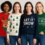oem women christmas holiday sweaters supplier factory
