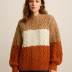 wholesale Oversized Cable Knit Sweater manufacturer
