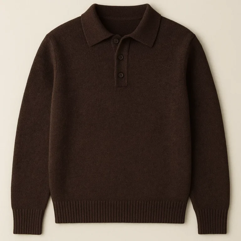 wholesale Polo Cable Knit Sweater factory