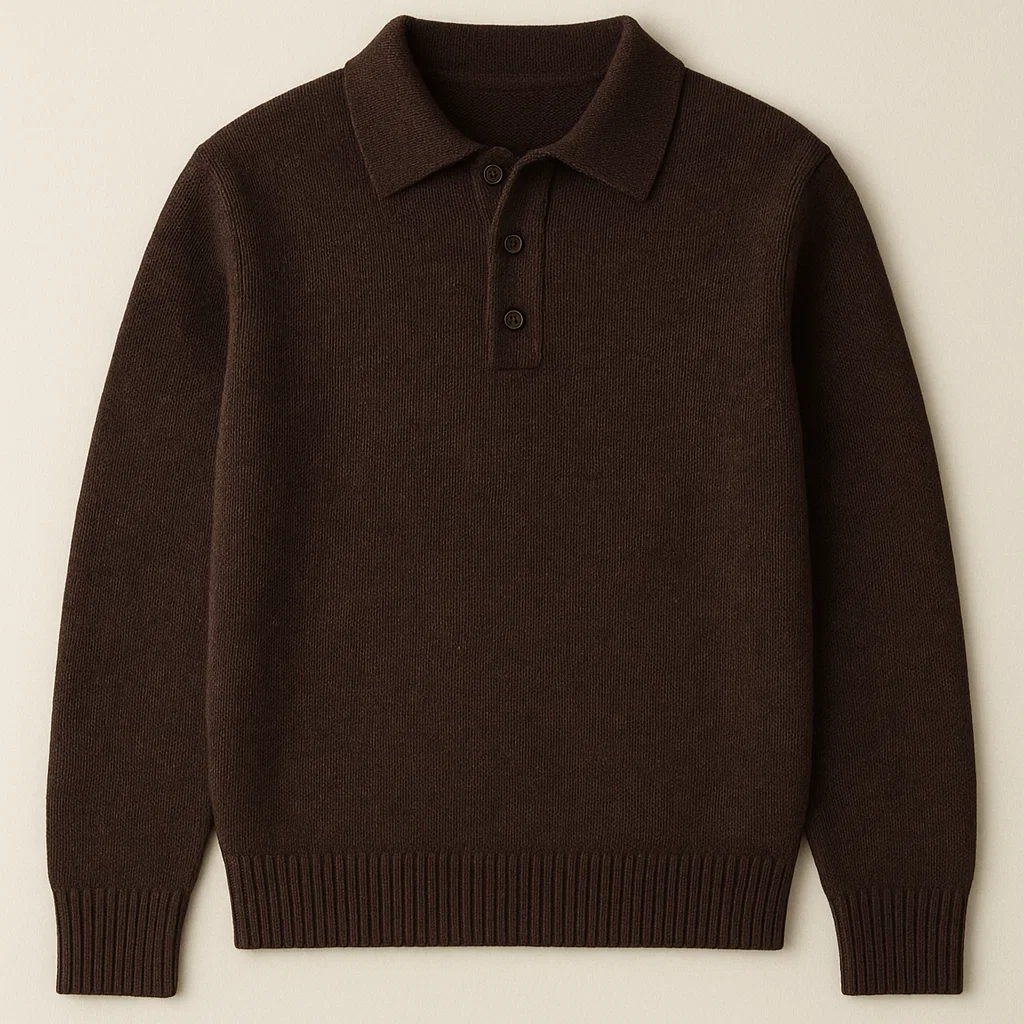 wholesale Polo Cable Knit Sweater factory