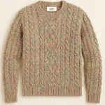 wholesale Recycled Cotton Cable Knit Sweater manufacturer oem