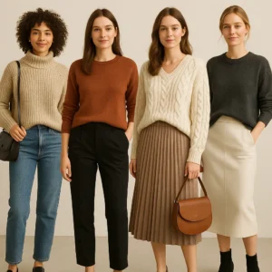 women’s sweater outfits & knitted outfit oem manufacturer