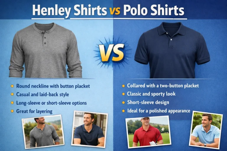 Henley Shirts vs Polo Shirts A Complete Style Guide for 2026