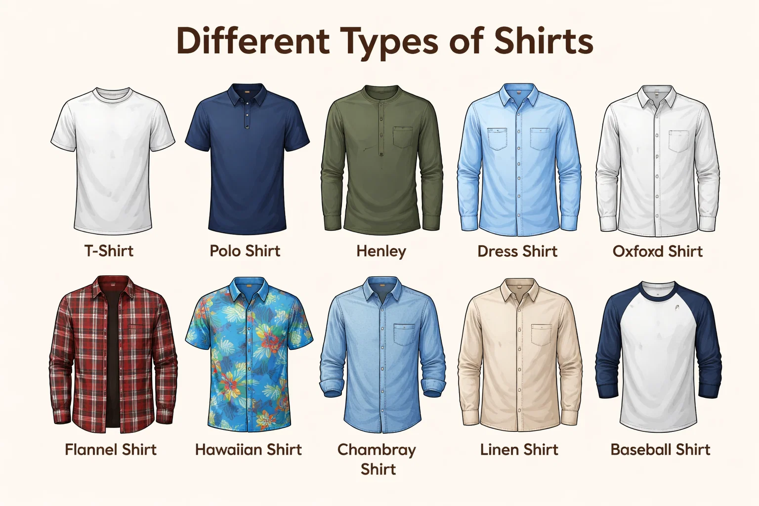 10 Must-Have Shirt Styles for Men in 2026