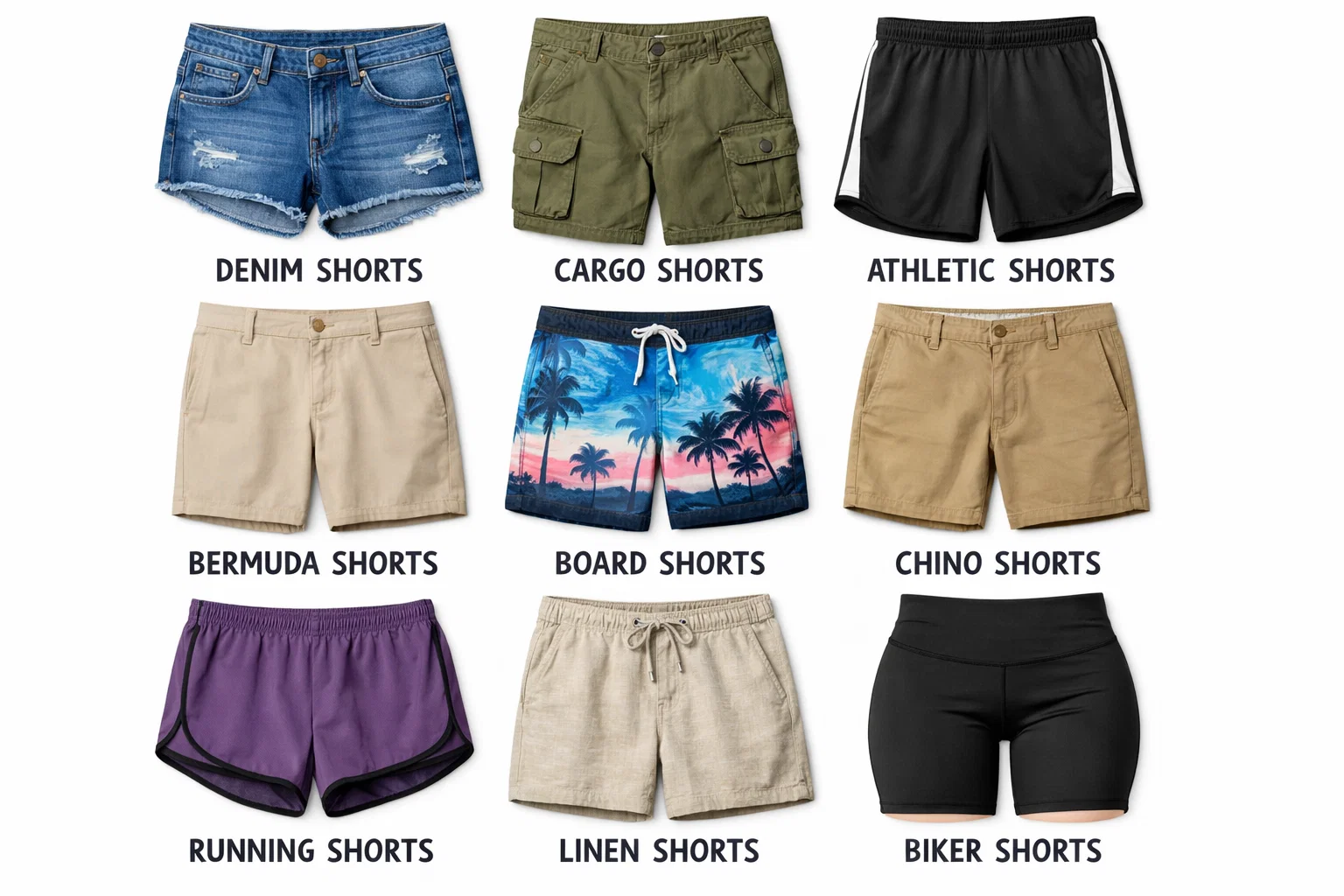 A Guide to the Most Popular Shorts Styles for Men and Women