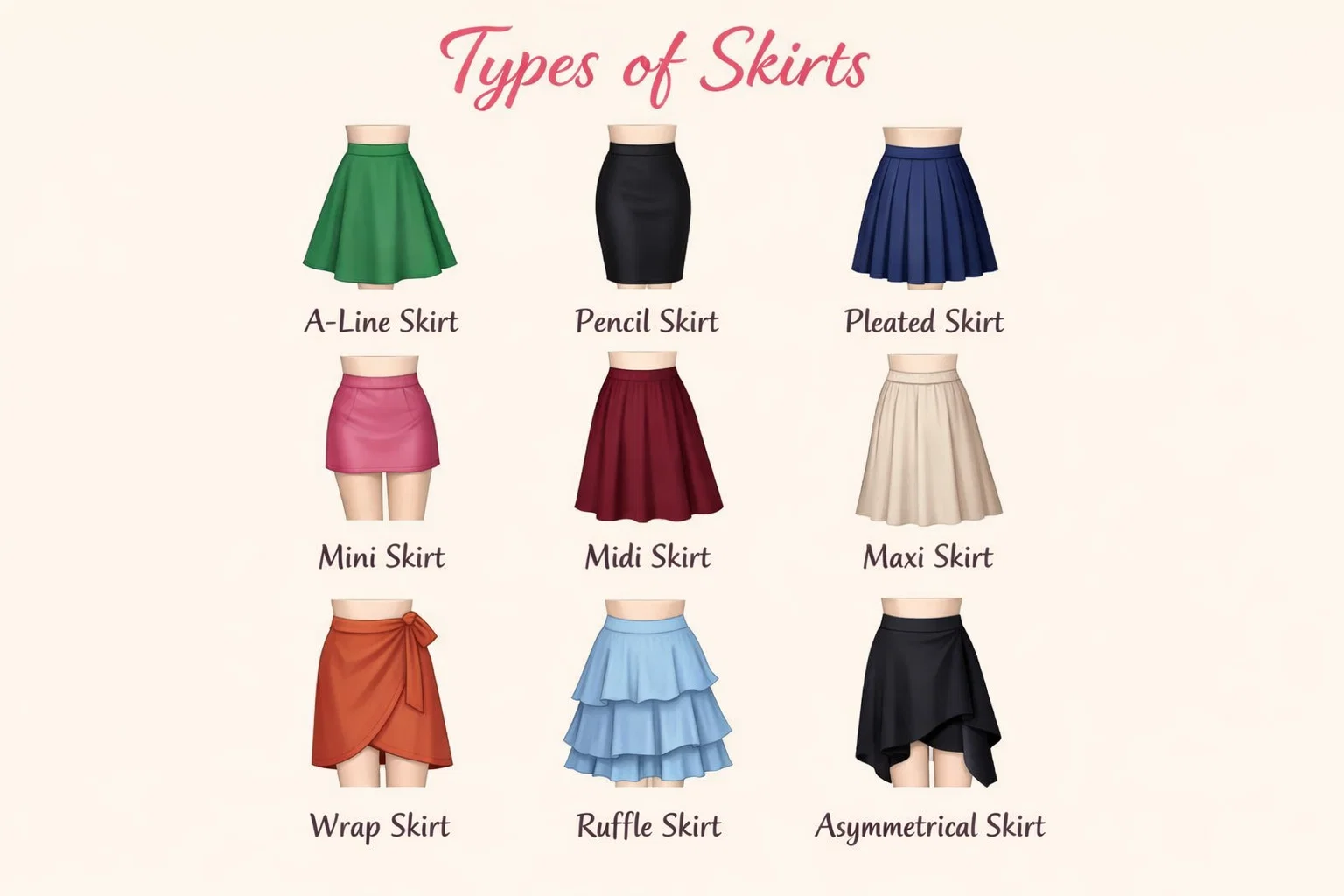 Skirt Length Options