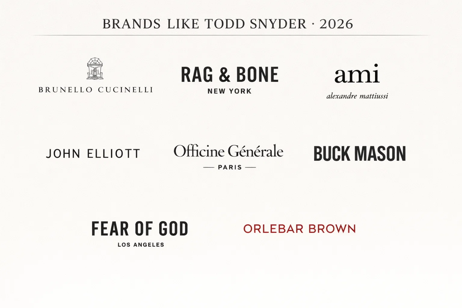 Top 15 Brands Like Todd Snyder for Modern Menswear in 2026