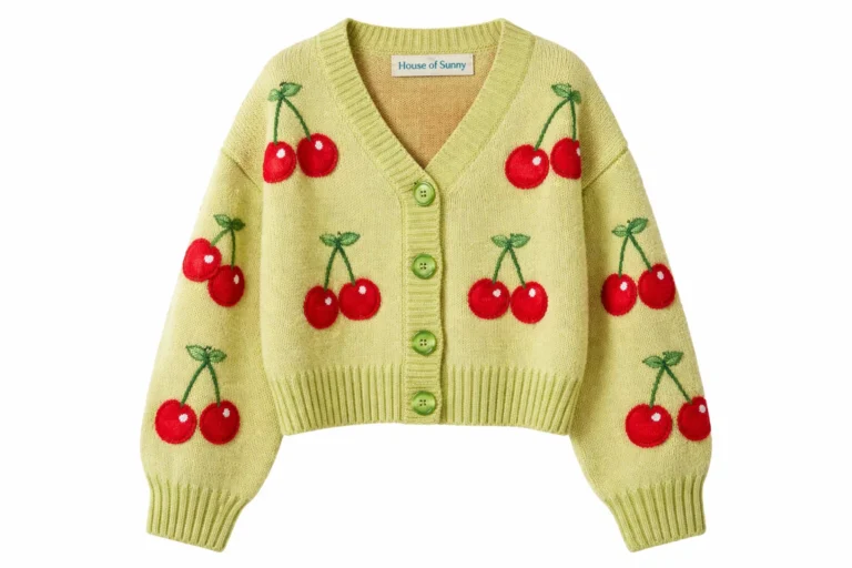 House of Sunny cherry cardigan style ideas for every season