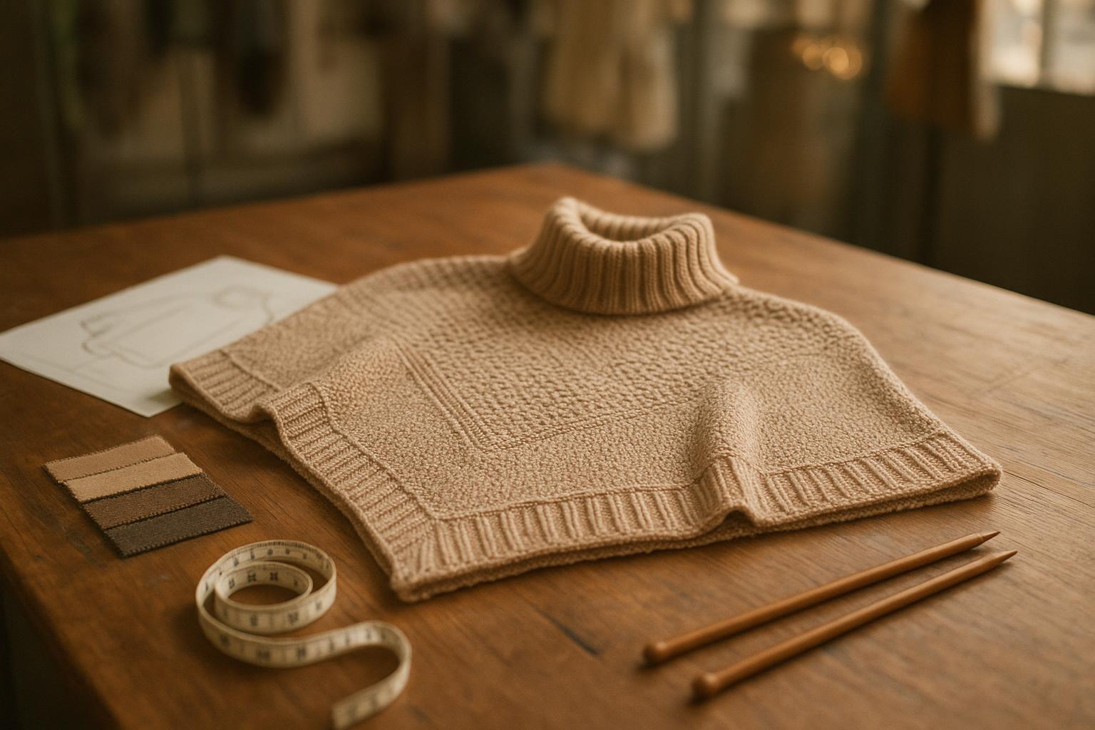 Types of ponchos guide cover image for knitwear sampling and production