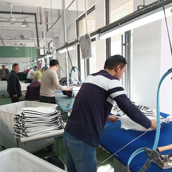 ironing knitwear sweater factory