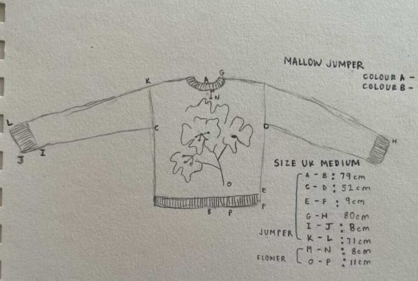 mohair sweater drawing design