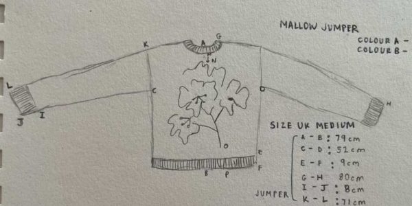 mohair sweater drawing design